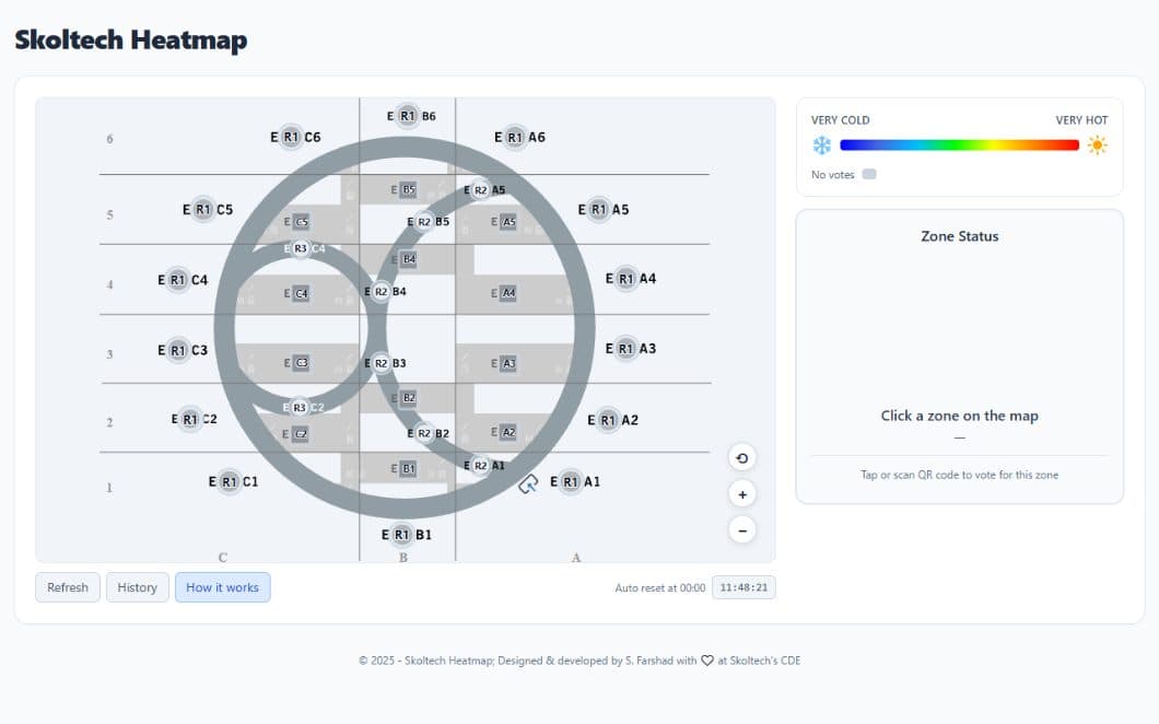Screenshot of Heat Map
